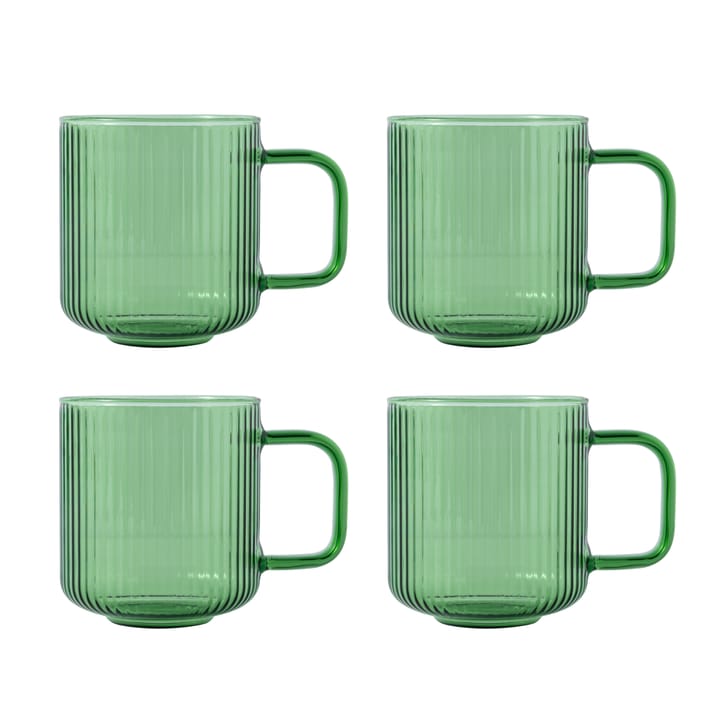 Tazza da caffè YKON confezione da 4 - 41 cl, Verde Vargen & Thor