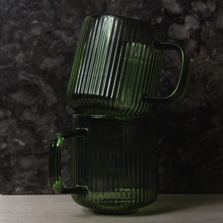 Tazza da caffè YKON confezione da 4 - 41 cl, Verde Vargen & Thor