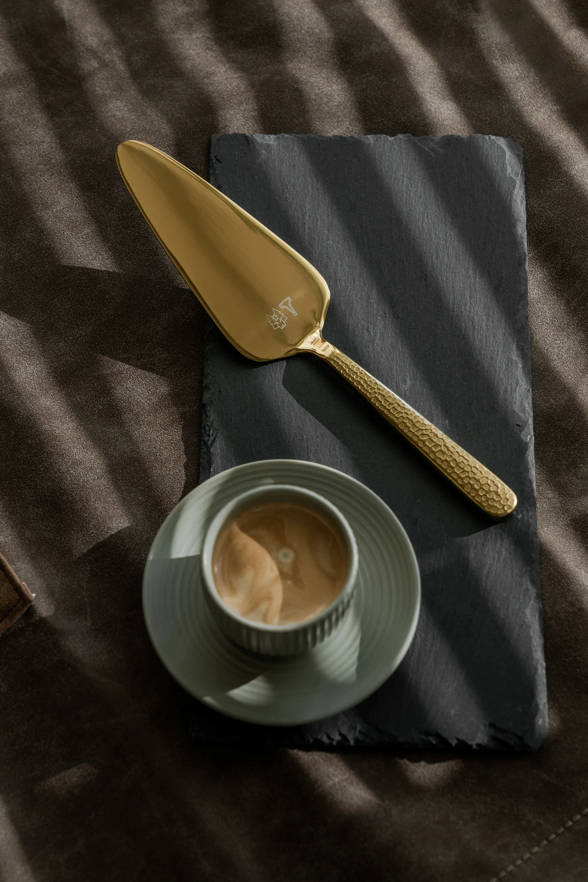 Tazzina da espresso Duga con piattino, confezione da 4, Bianco, grigio sabbia, antracite, nero Vargen & Thor