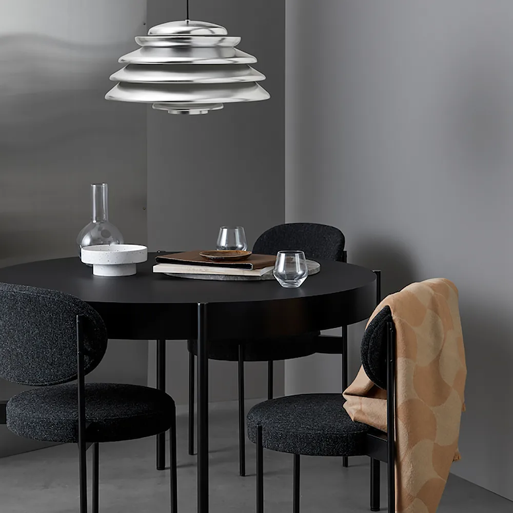 Lampada a sospensione Hive, Aluminium Verpan