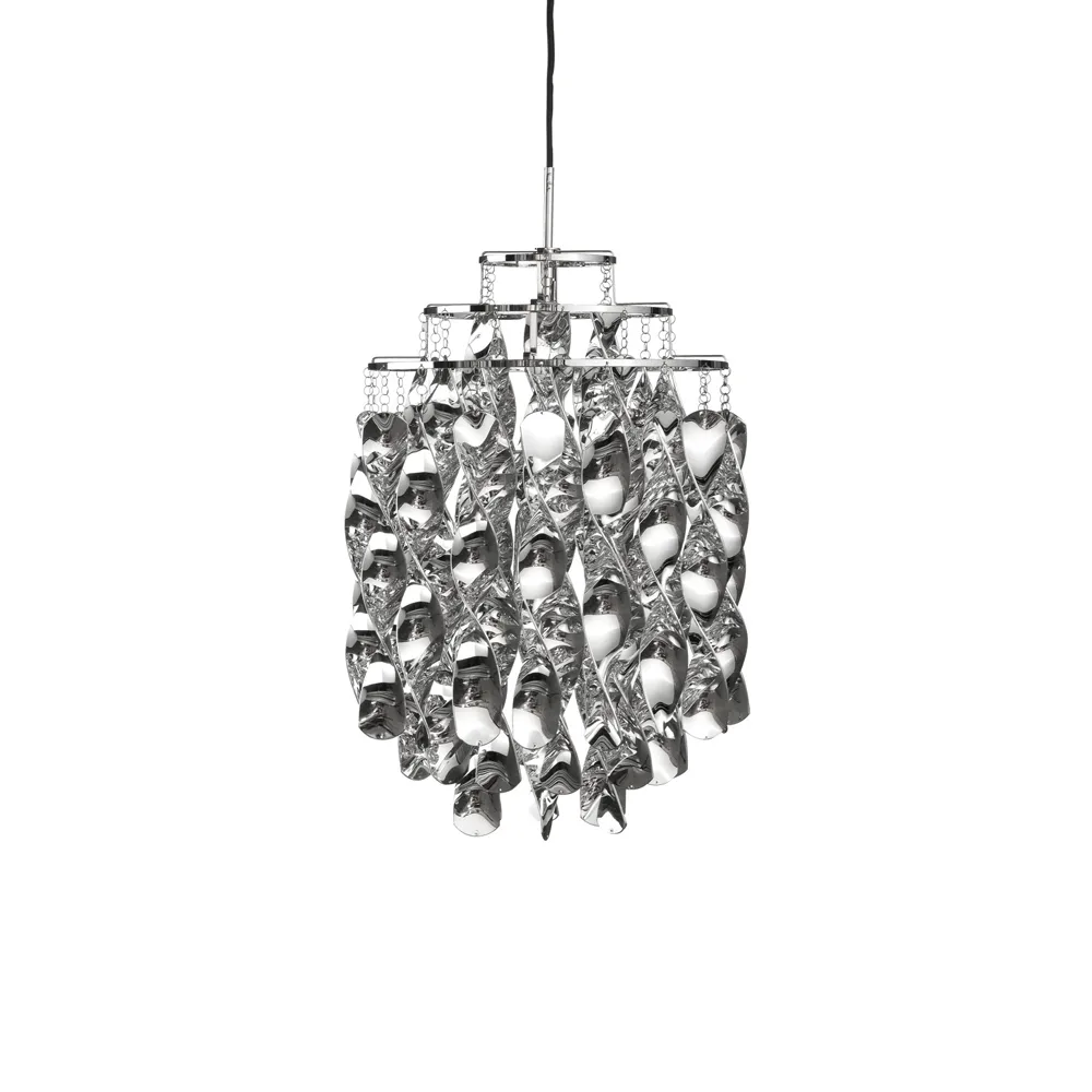 Lampada a sospensione Spiral Mini, Silver Verpan