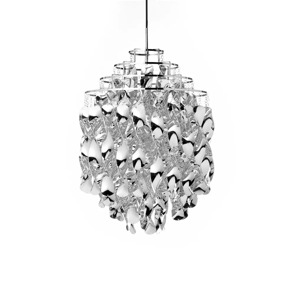 Lampada a sospensione Spiral SP01, Silver Verpan