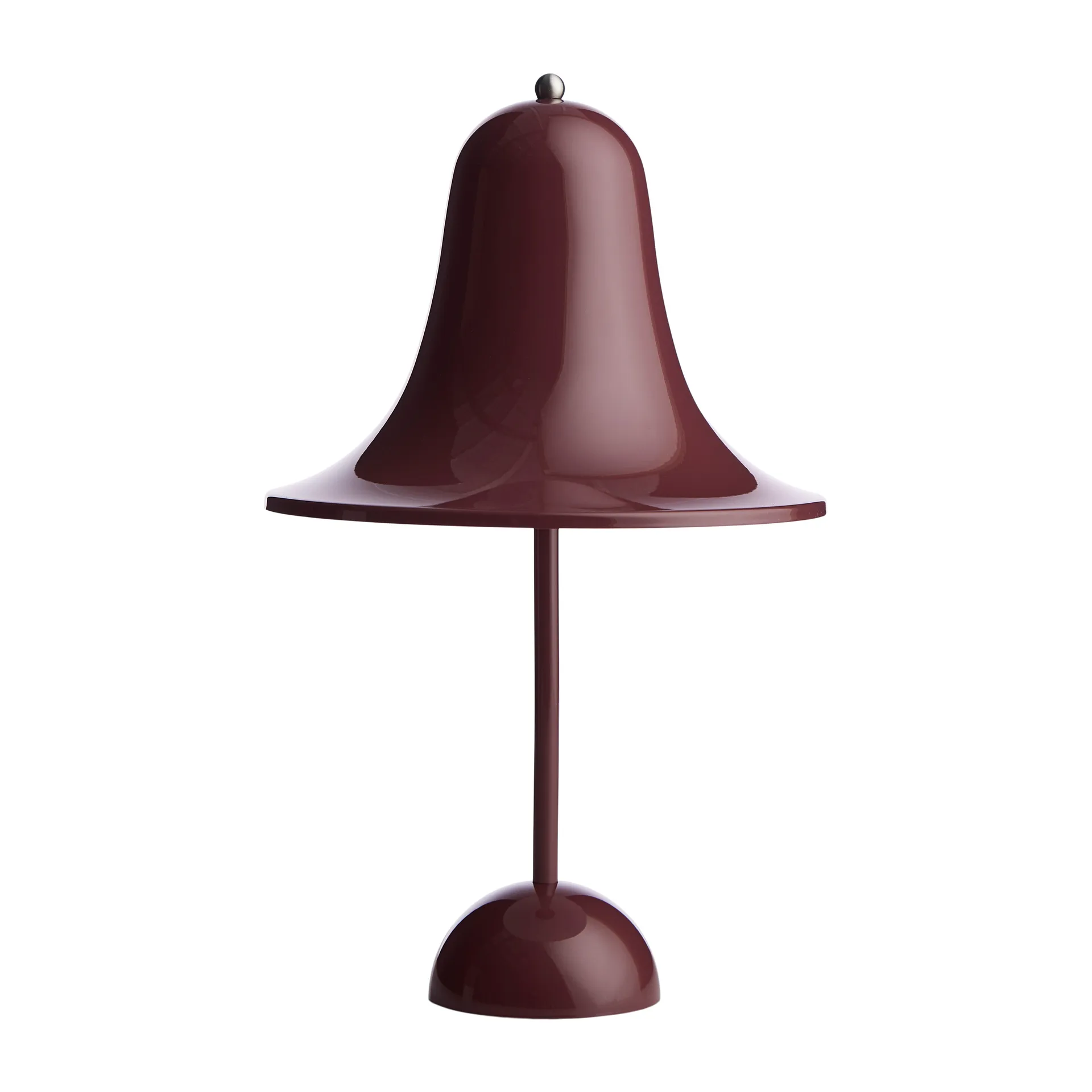Lampada da tavolo portatile Pantop 30 cm, Burgundy Verpan