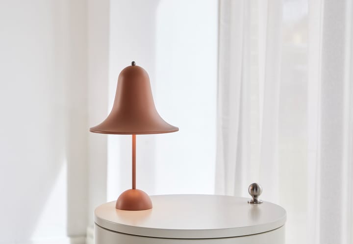 Lampada da tavolo portatile Pantop 30 cm - Matt terracotta - Verpan