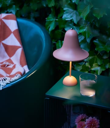Lampada da tavolo portatile Pantop 30 cm - Matt terracotta - Verpan