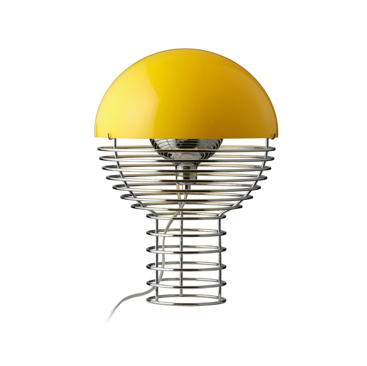 Lampada da tavolo Wire Ø30 cm - Chrome-yellow - Verpan
