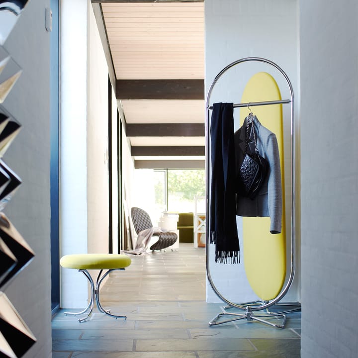 Specchio da pavimento Panton System 123, cromo Verpan