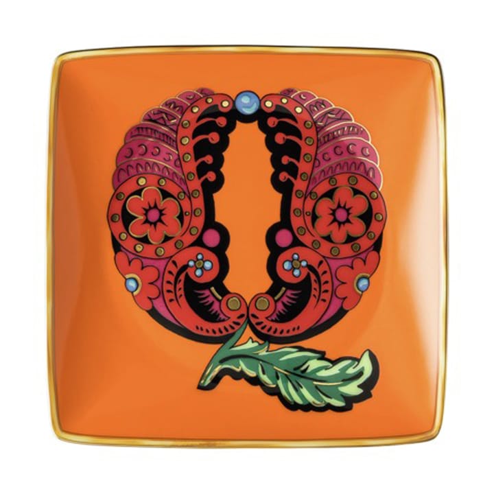 Piatto Versace Holiday Alphabet, 12 cm - Lettera: Q - Versace