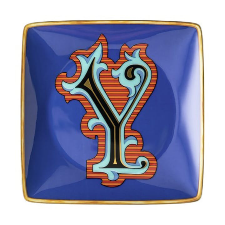 Piatto Versace Holiday Alphabet, 12 cm - Lettera: Y - Versace