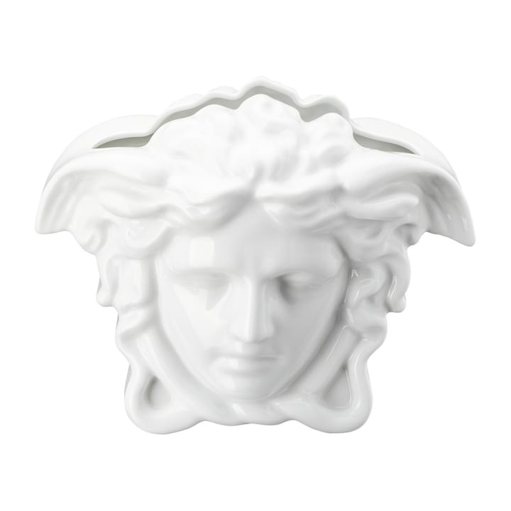 Vaso Versace Medusa grande, 21 cm - Bianco - Versace