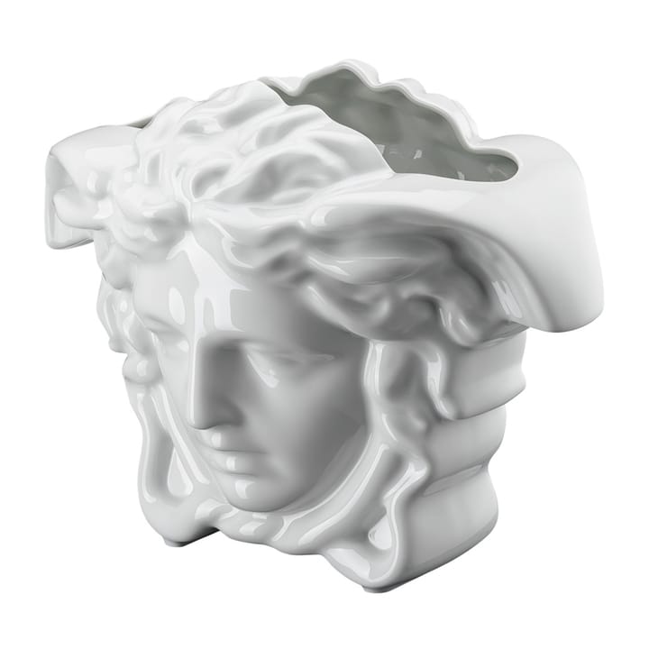 Vaso Versace Medusa grande, 21 cm - Bianco - Versace