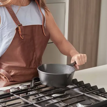 Casseruola in ghisa Ø22 cm - Nero opaco - Victoria