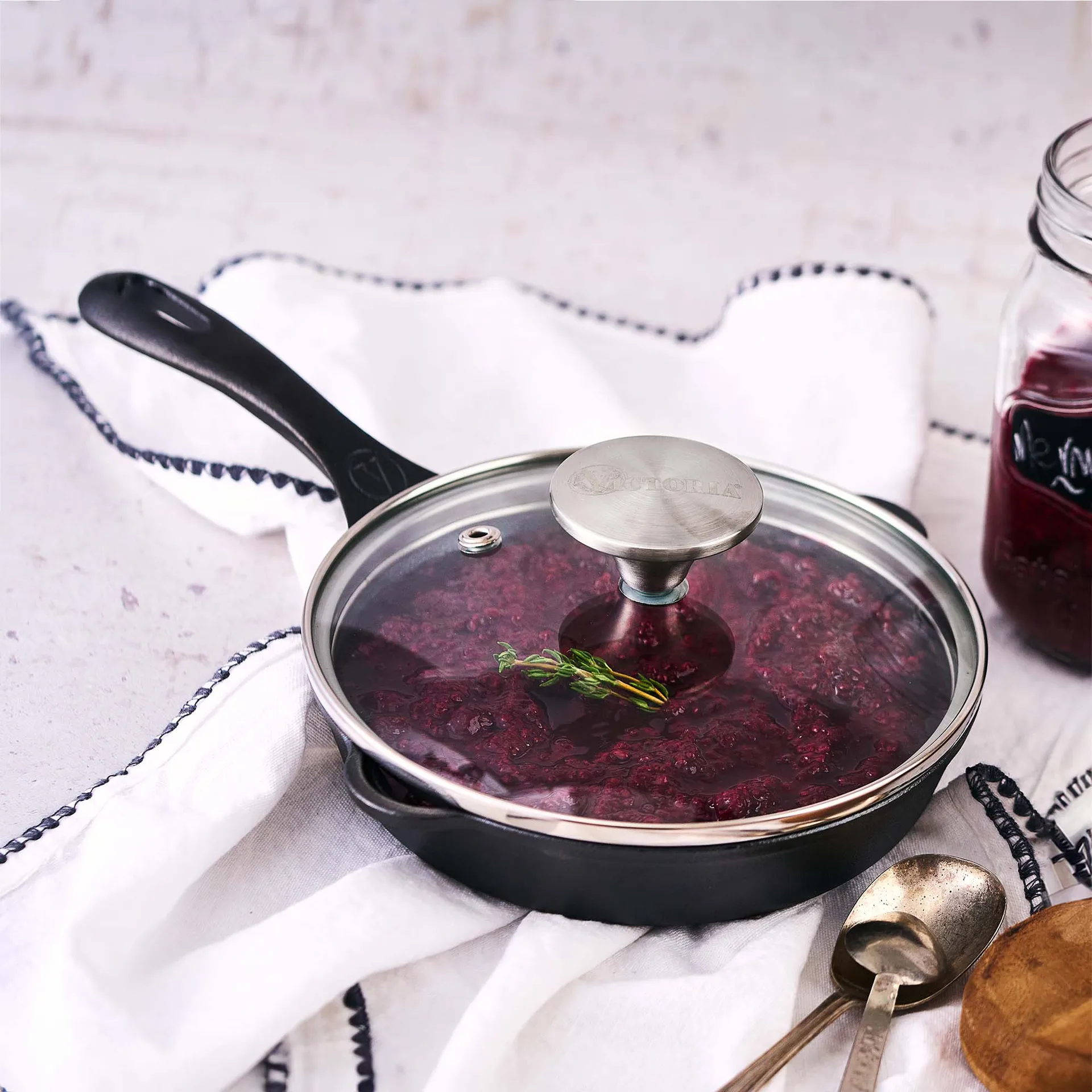 Coperchio in vetro Victoria Ø16,5 cm, Argento Victoria