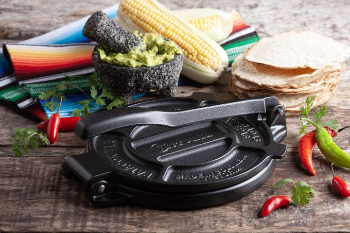 Ferro da tortilla 16,5 cm ghisa nero, Nero Victoria