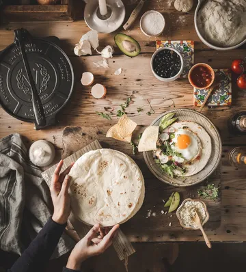 Pressa per tortilla heavy duty Ø25 cm - Nero - Victoria