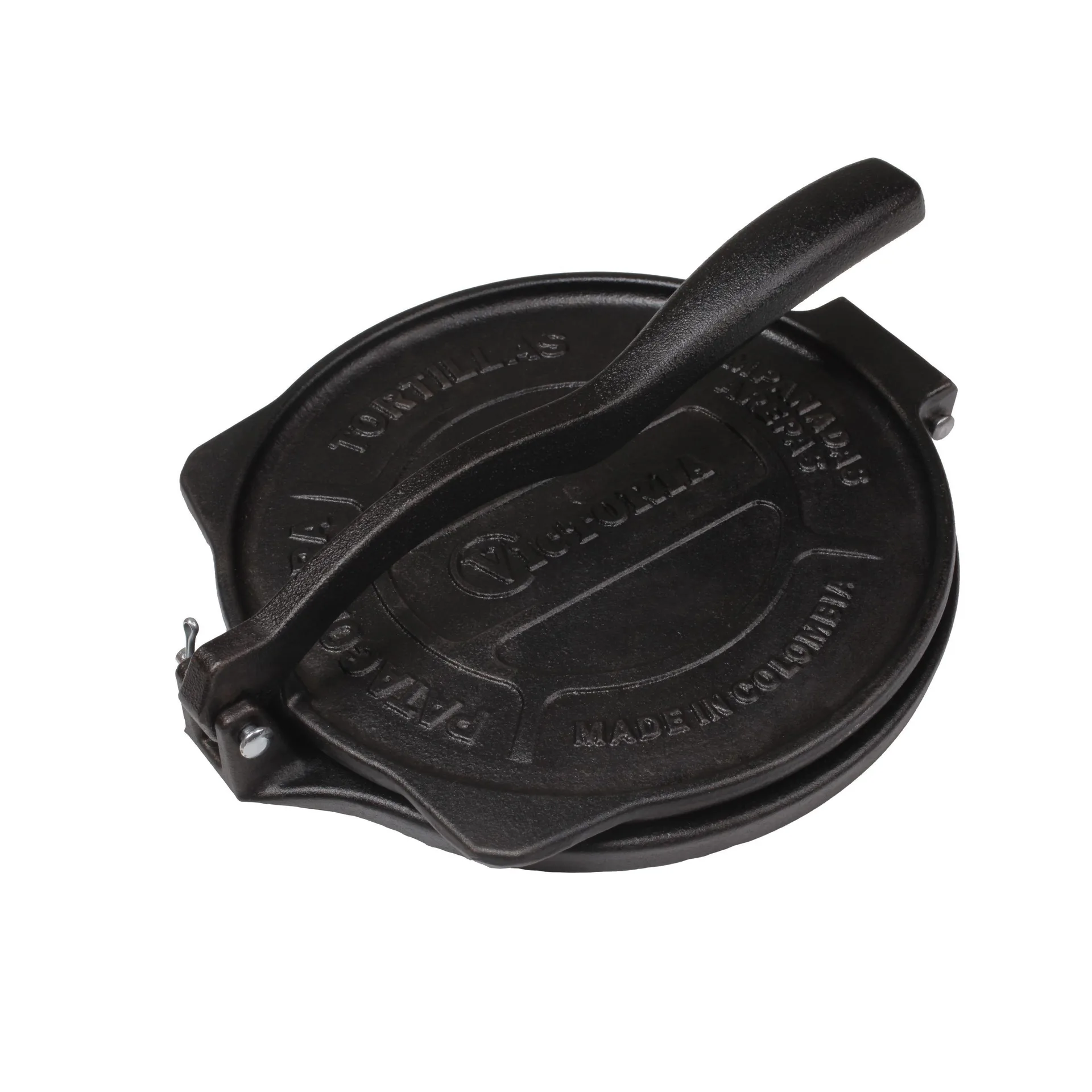 Pressa per tortilla in ghisa Heavy Duty Ø20 cm, Nero Victoria