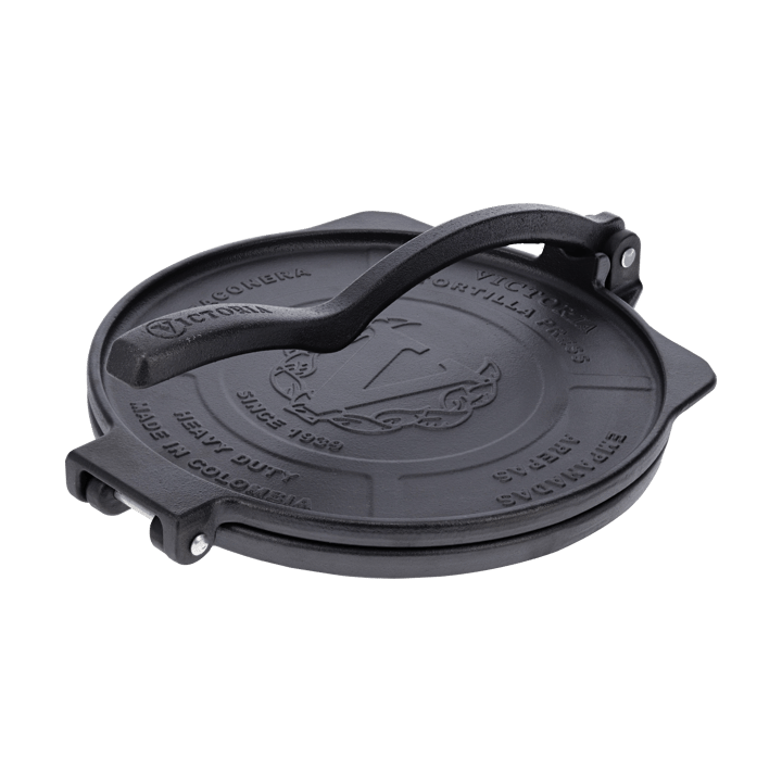 Pressa per tortillas Heavy Duty Ø25 cm, Nero Victoria
