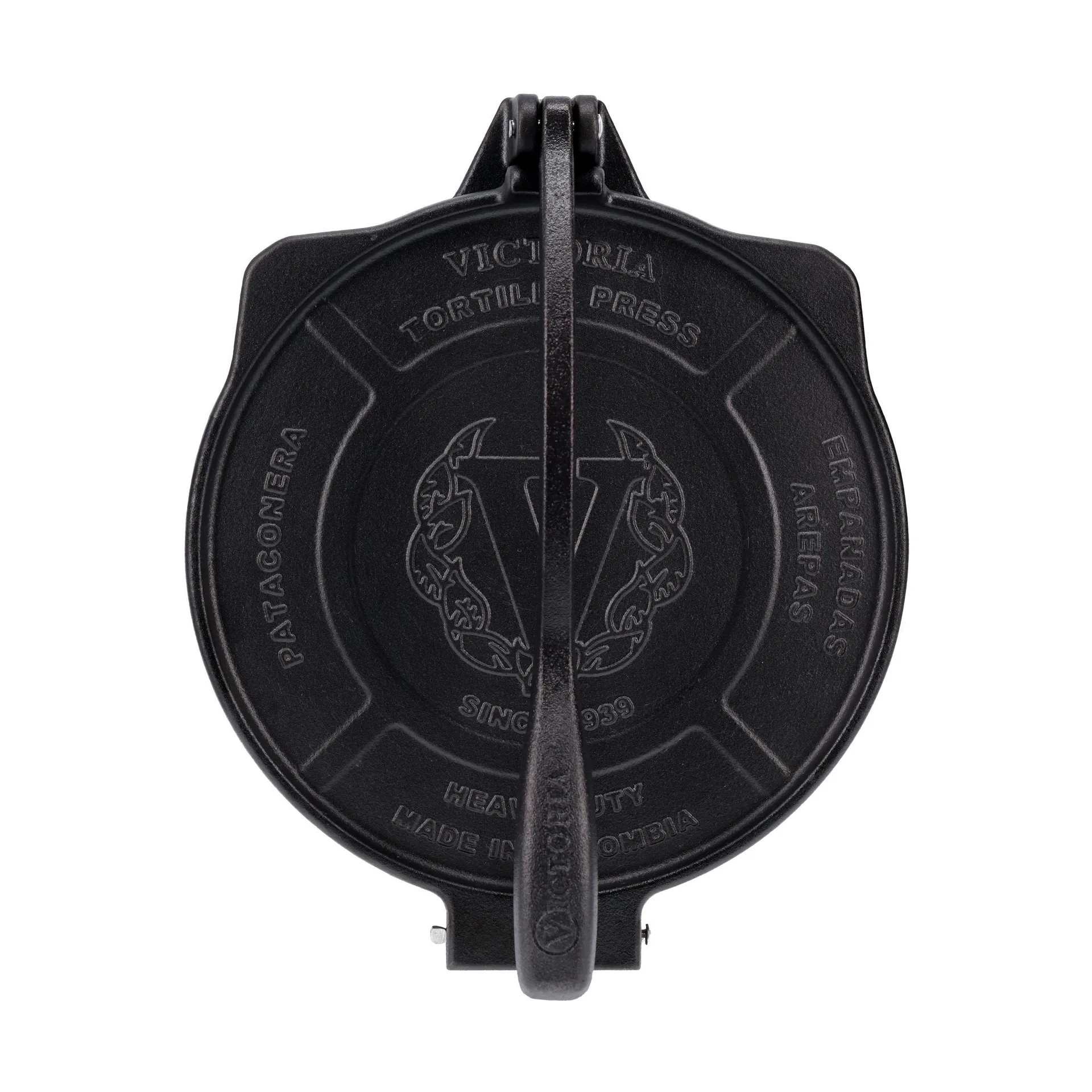 Pressa per tortillas Heavy Duty Ø25 cm, Nero Victoria