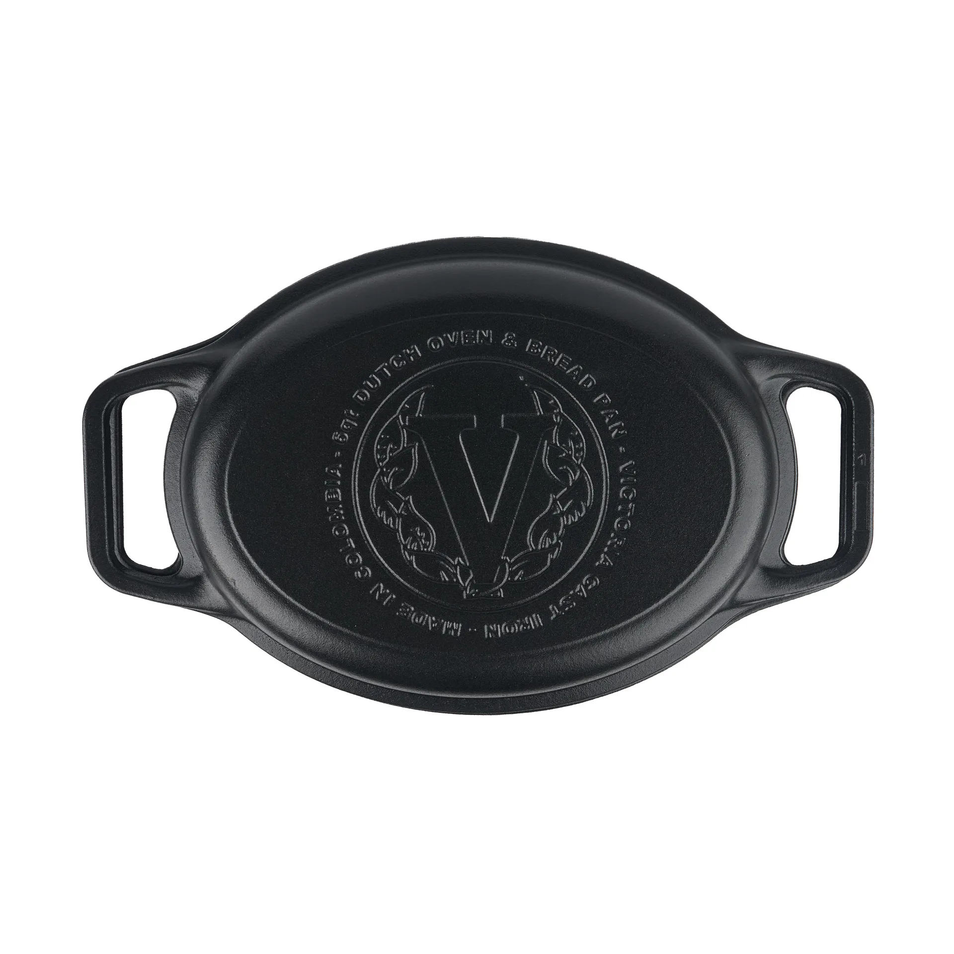 Victoria casseruola e teglia per pane in ghisa enameled, 2 pezzi Victoria