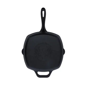 Victoria padella grill quadrata in ghisa pre-seasoned - 44,1x28,4 cm - Victoria