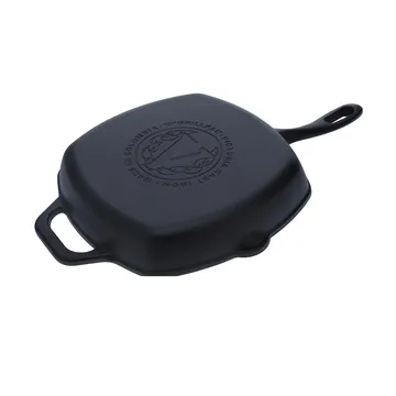 Victoria padella grill quadrata in ghisa smaltata - 44,1x28,4 cm - Victoria