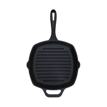 Victoria padella grill quadrata in ghisa smaltata - 44,1x28,4 cm - Victoria
