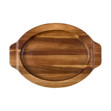Victoria piatto da portata ovale in acacia - 29,4x19 cm - Victoria
