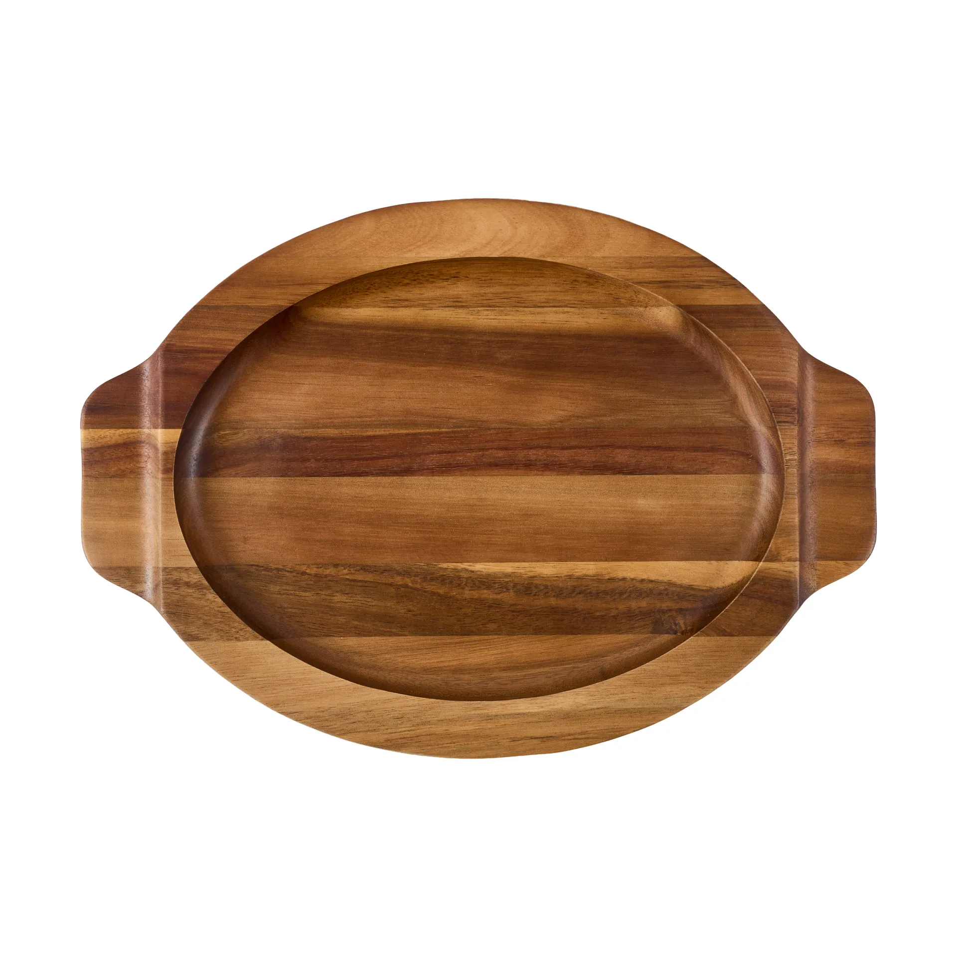 Victoria piatto da portata ovale in acacia, 29,4x19 cm Victoria