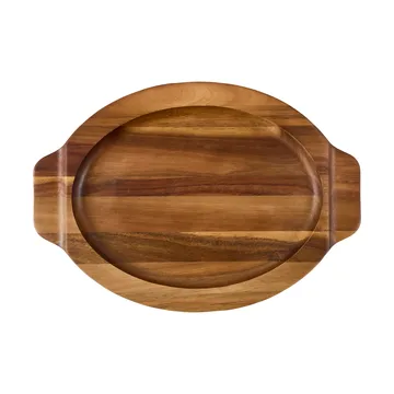 Victoria piatto da portata ovale in acacia - 29,4x19 cm - Victoria