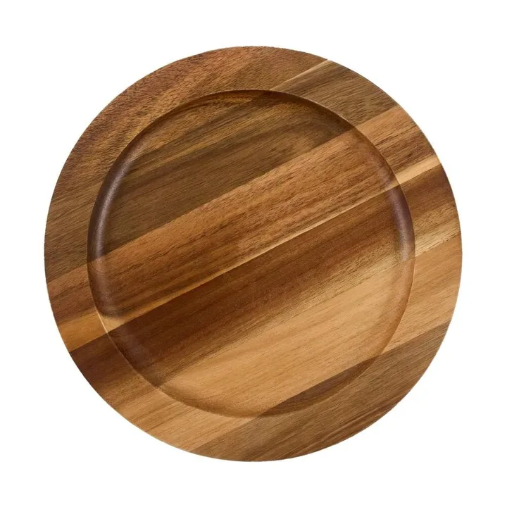 Victoria sottopentola rotondo in legno di acacia - 21,5x16,6 cm - Victoria