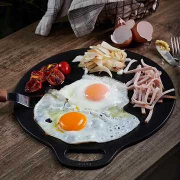 Victoria Tawa piastra in ghisa pre-seasoned - Ø38 cm - Victoria