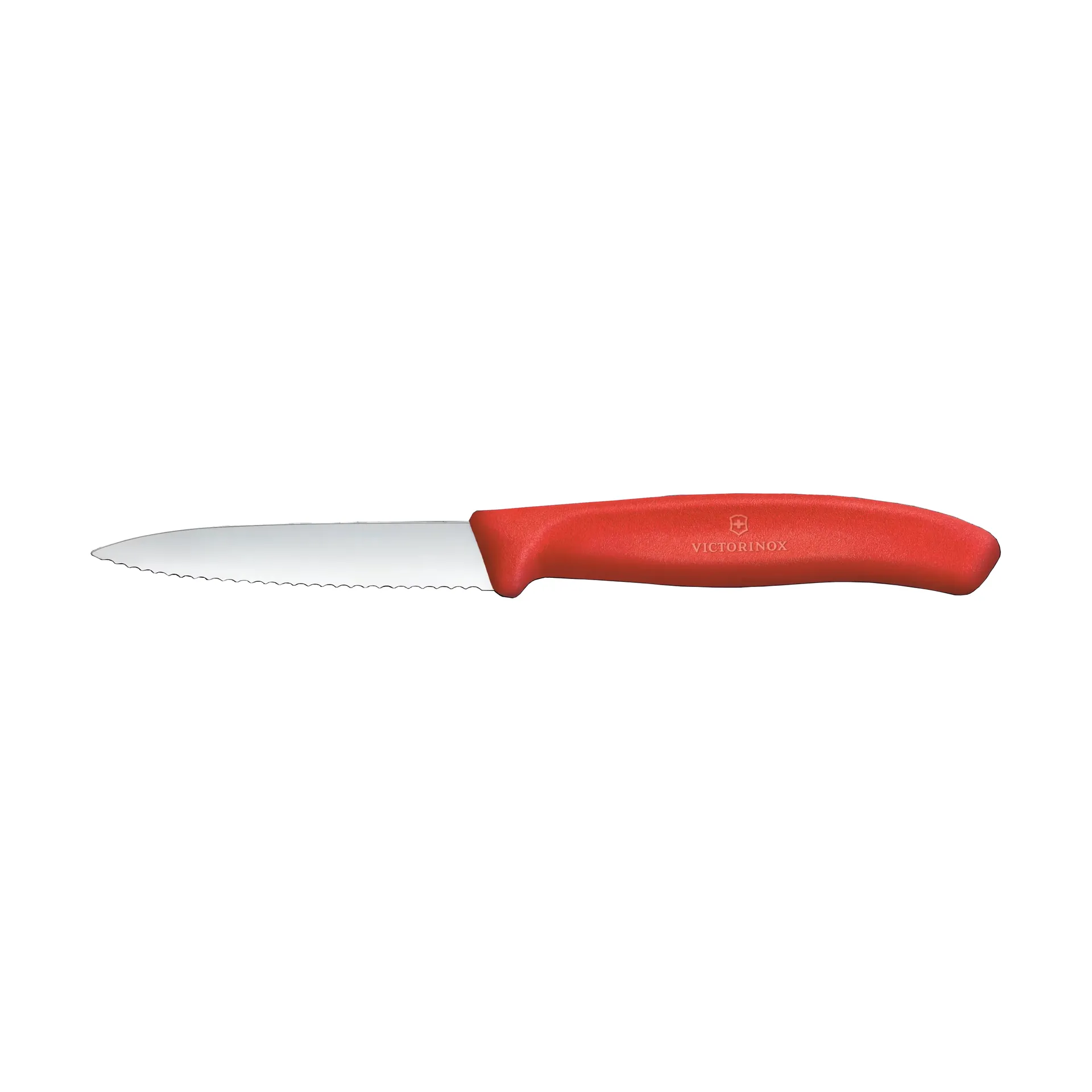 Coltello da paring seghettato Victorinox Swiss Classic 8 cm, Rosso Victorinox