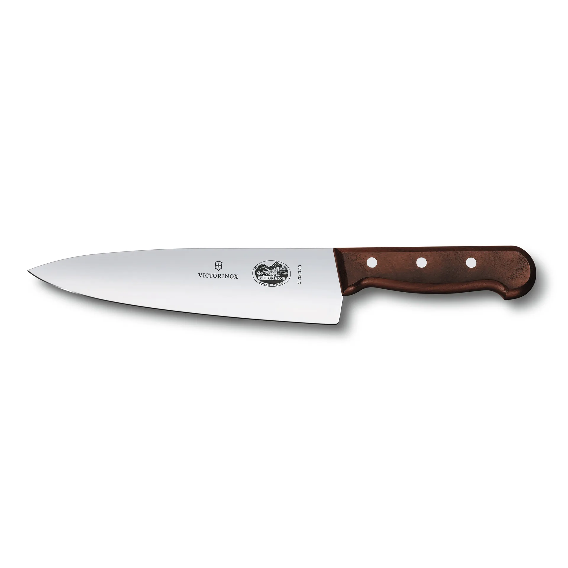 Coltello in legno lama extra alta 20 cm, Acciaio inossidabile-acero Victorinox