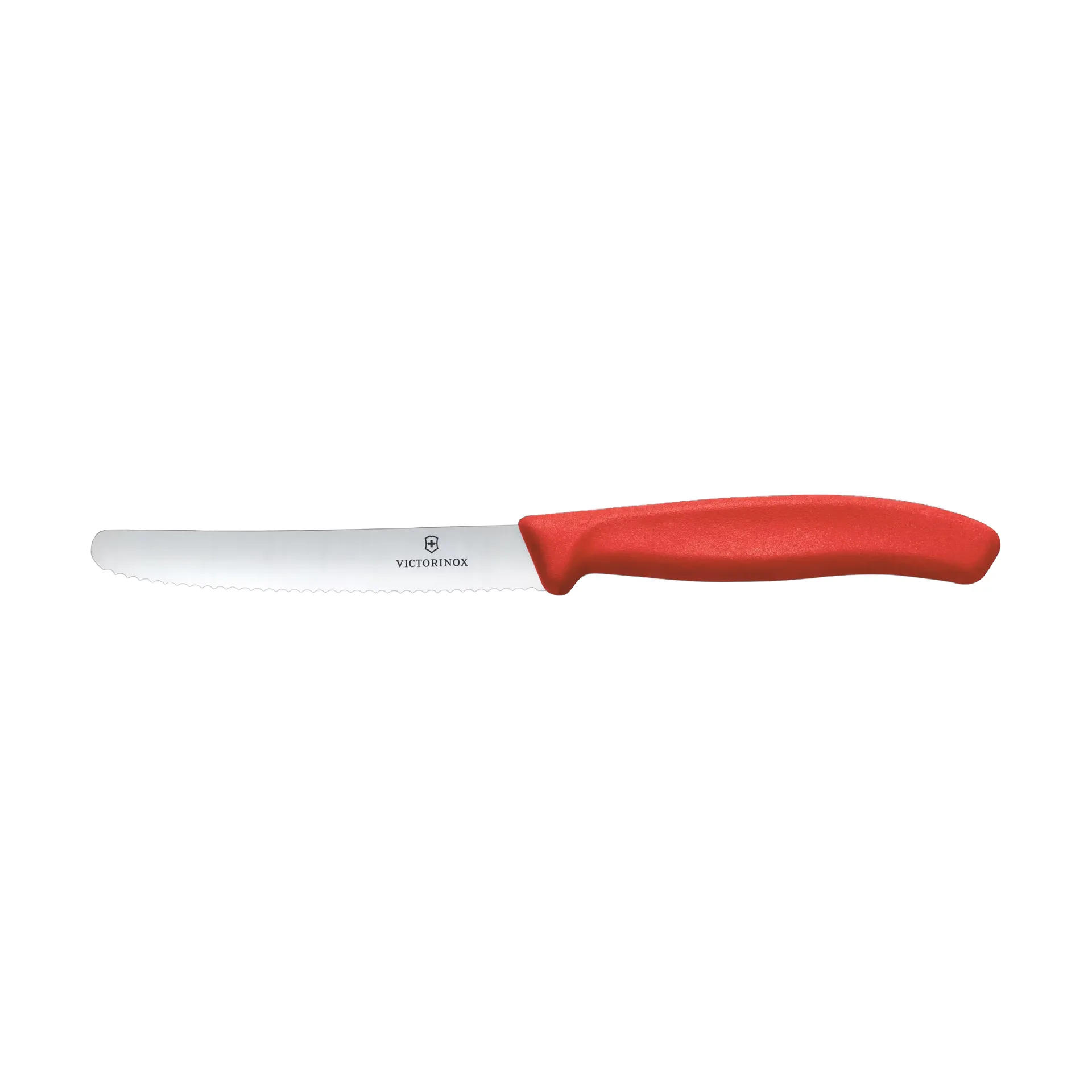 Coltello per salsiccia/pomodoro Swiss Classic seghettato 11 cm, Rosso Victorinox