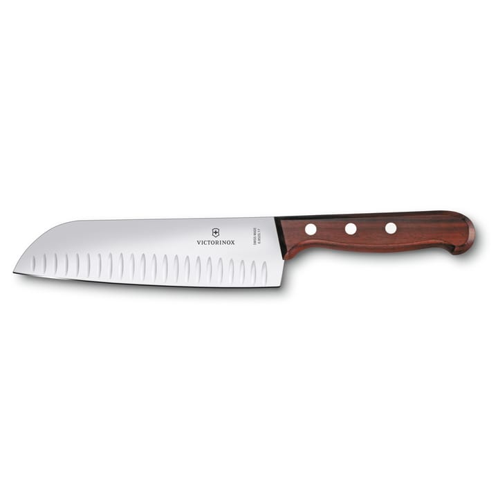 Coltello Santoku in legno 17 cm - Acciaio inossidabile-acero - Victorinox