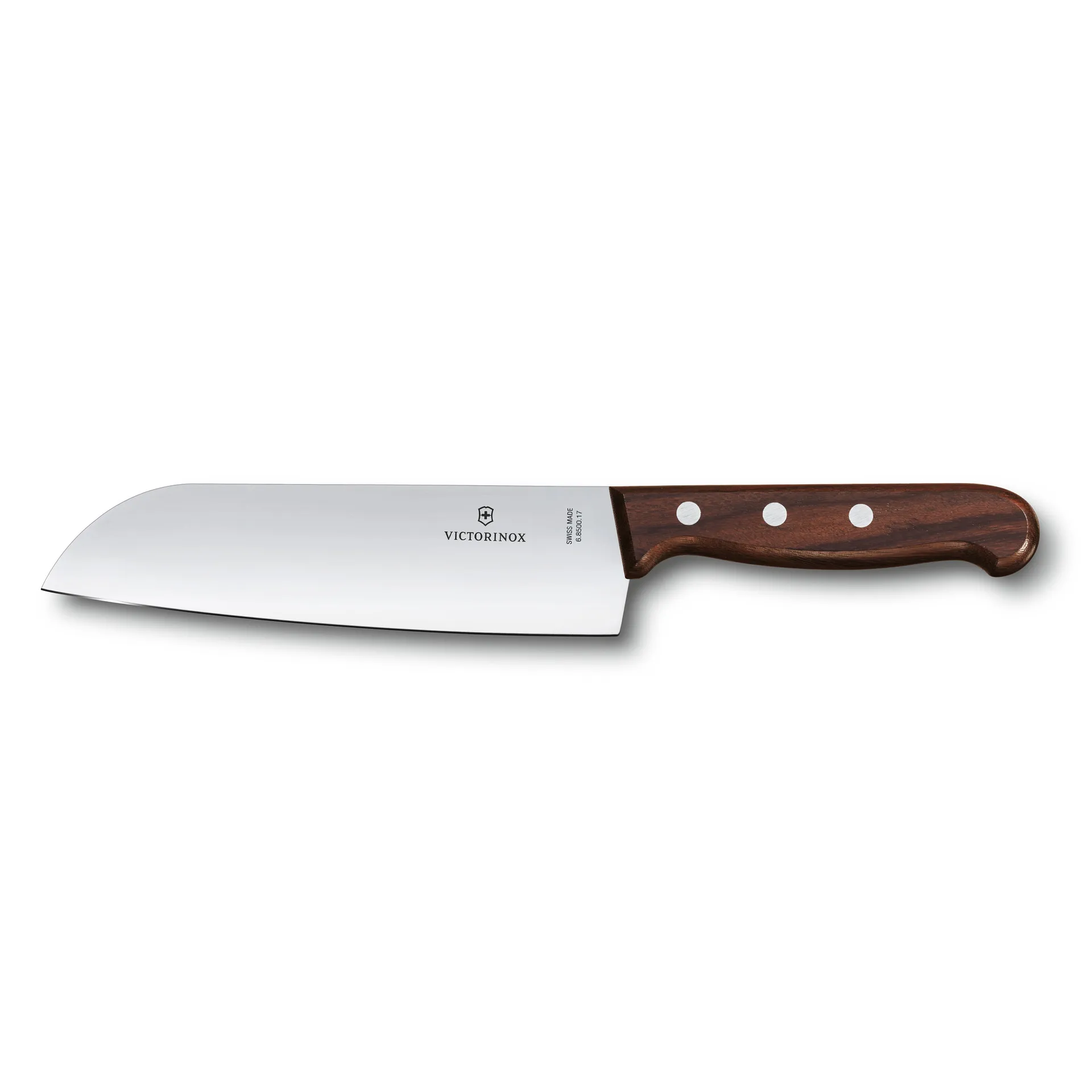Coltello Santoku in legno 17 cm, Acciaio inossidabile-acero Victorinox
