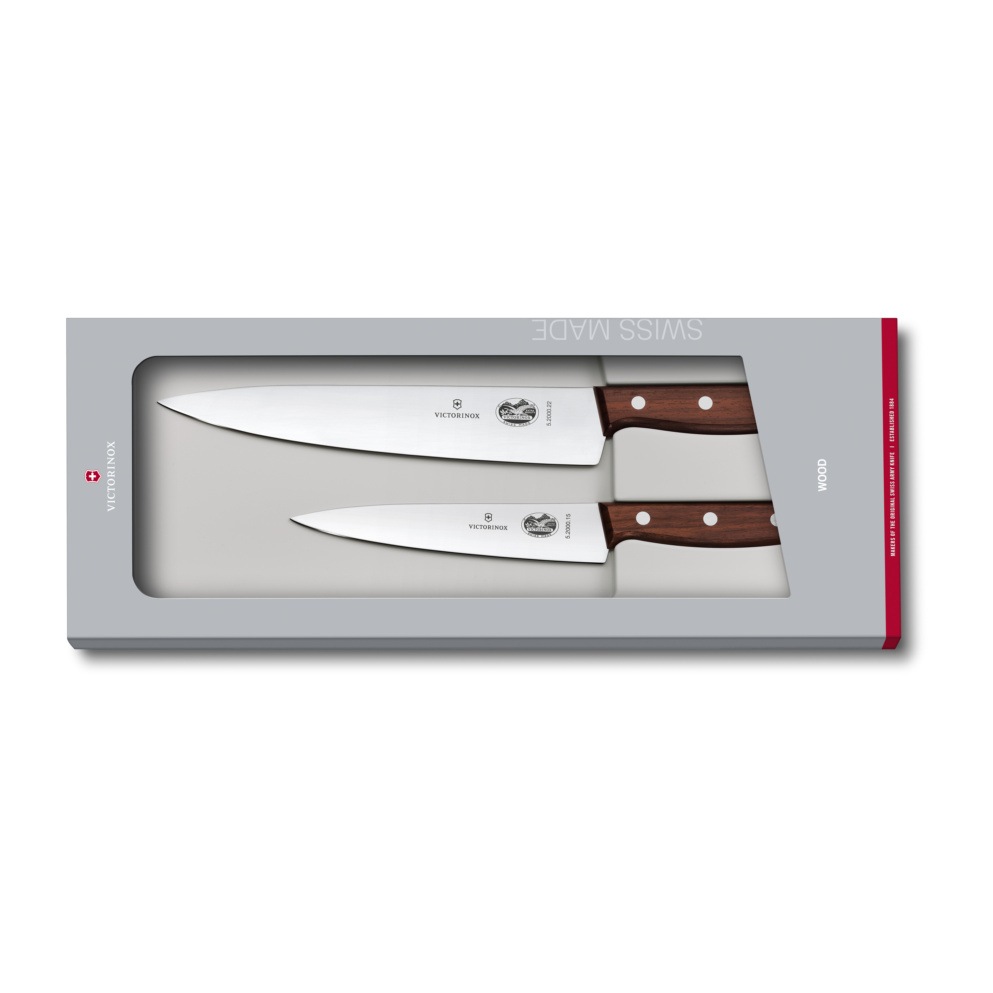 Set coltelli da chef in legno da Victorinox →
