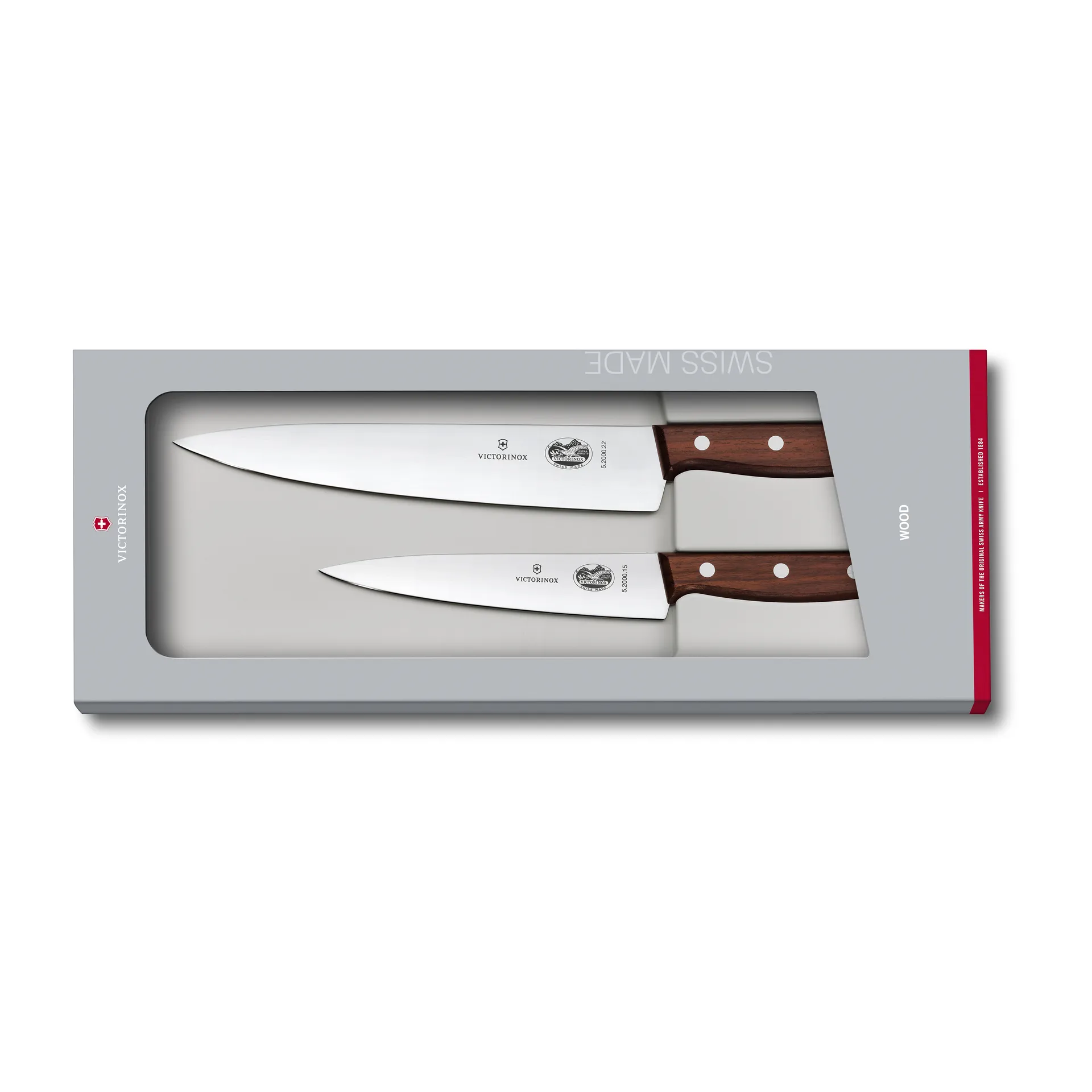Set coltelli da chef in legno, Acciaio inossidabile-acero Victorinox