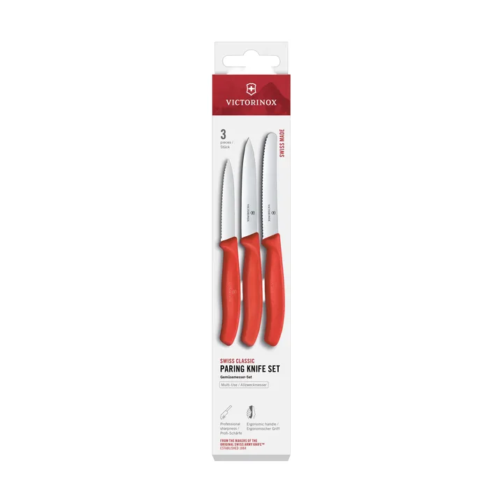 Set coltelli da paring Victorinox Swiss Classic 3 pezzi - Nero - Victorinox