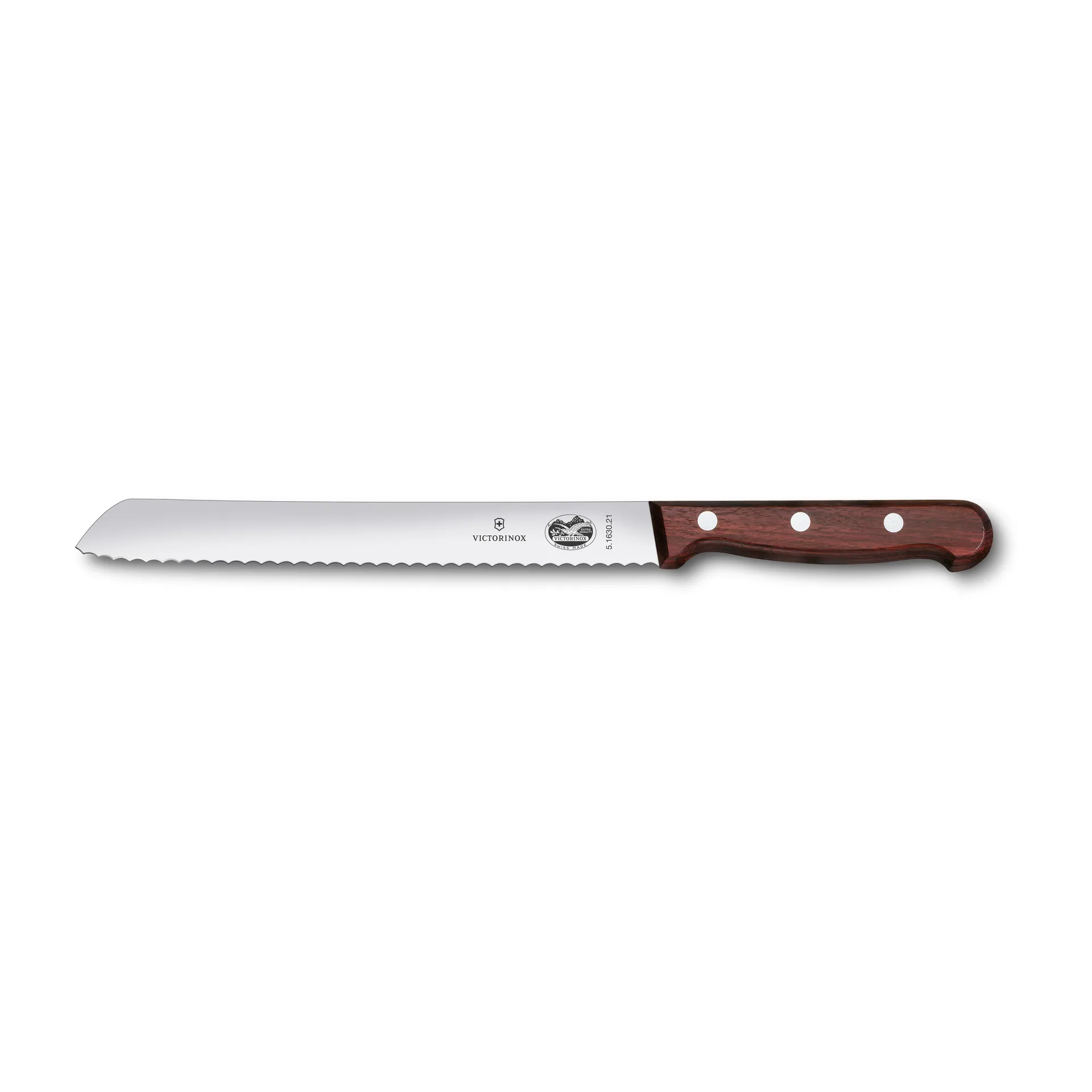 Set coltello da pane e coltello in legno, Acciaio inossidabile-acero Victorinox