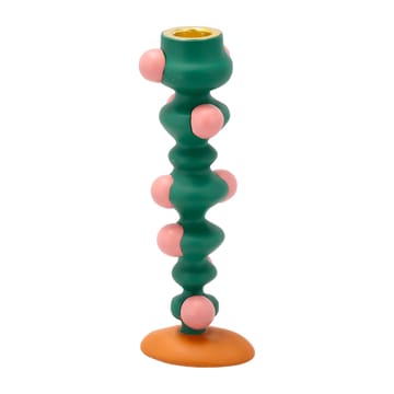 Candeliere Styles a pois 18 cm - Verde, rosa - Villa Collection