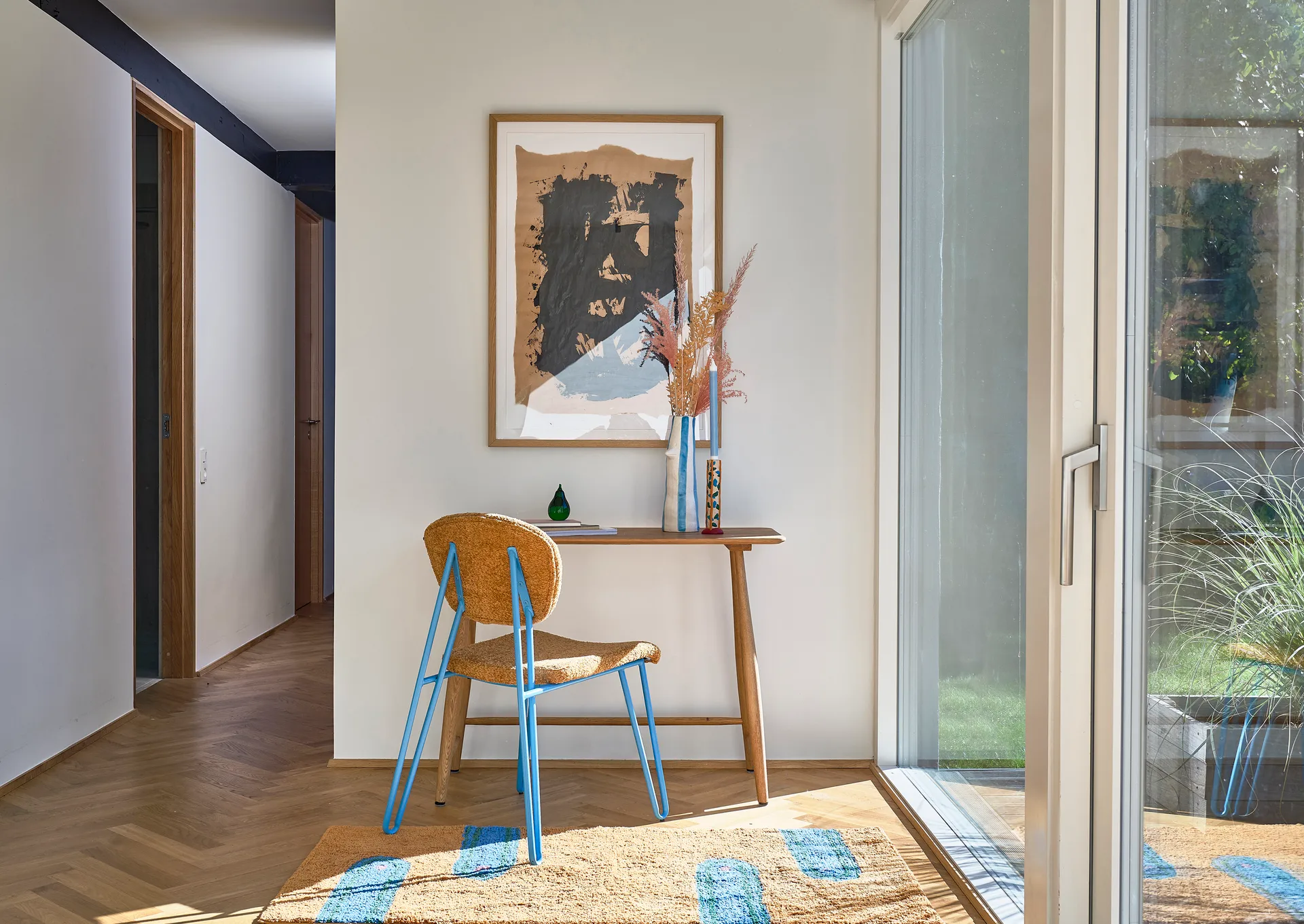 Candeliere Styles macchie 21 cm, Blu, arancione Villa Collection