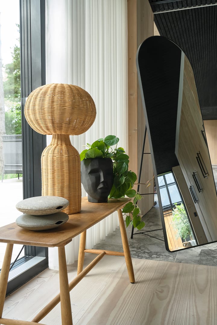 Lampada da tavolo Vinka in rattan naturale Ø 30 cm, Colore naturale Villa Collection