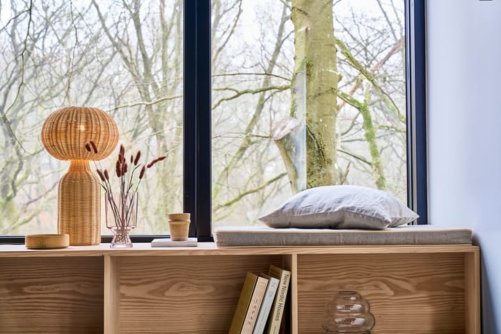 Lampada da tavolo Vinka in rattan naturale Ø 30 cm, Colore naturale Villa Collection