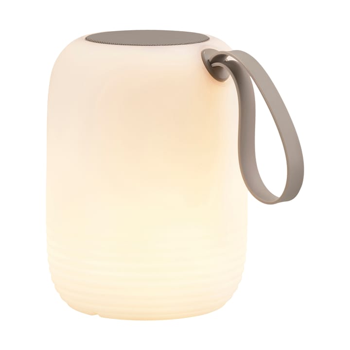 Luce LED con altoparlante portatile Hav Ø12,5 cm - White-sand - Villa Collection