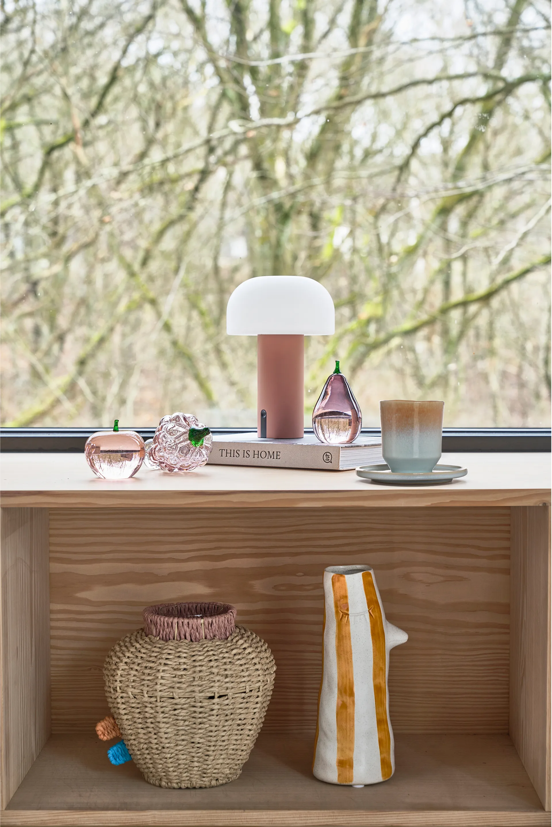 Luce LED portatile Styles Ø15 cm, Pink Villa Collection