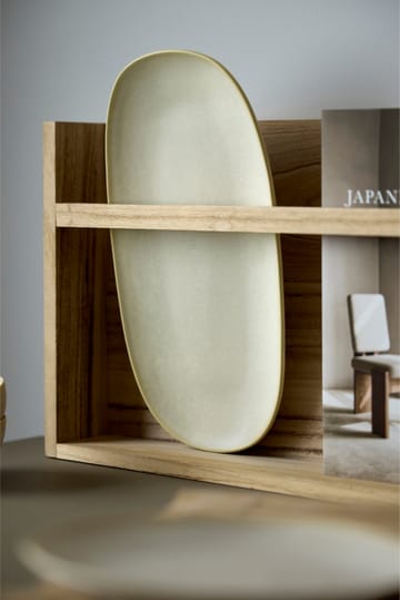 Piatto da portata Shoku 18x34 cm - Beige - Villa Collection