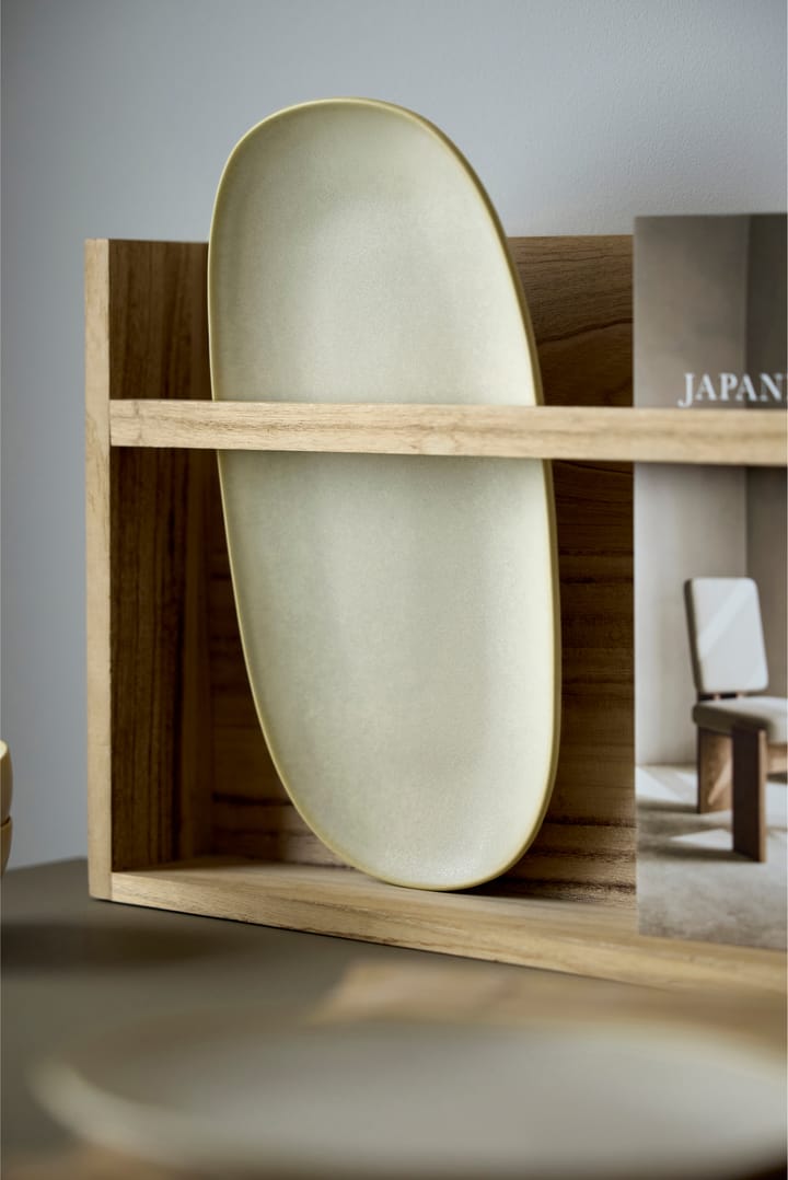 Piatto da portata Shoku 18x34 cm, Beige Villa Collection