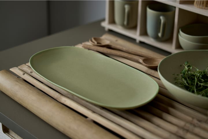 Piatto da portata Shoku 18x34 cm, Pure Green Villa Collection