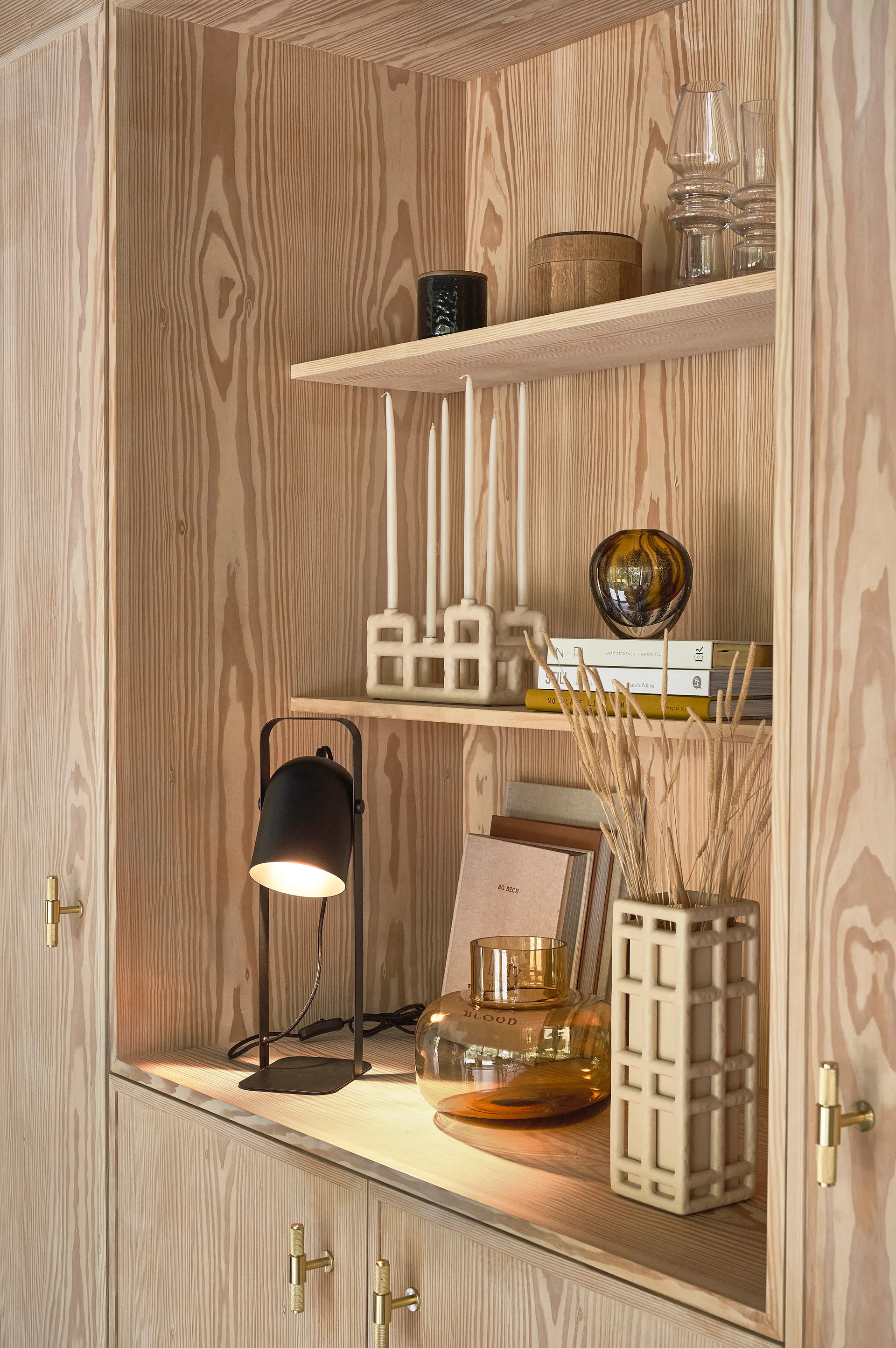 Portacandele da 6 Lyng, Sabbia Villa Collection